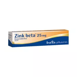 ZINK BETA 25 comprimés effervescents, 20 pces