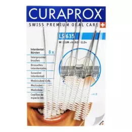 CURAPROX LS 635 Brosse interdentaire moyenne, 8 pces