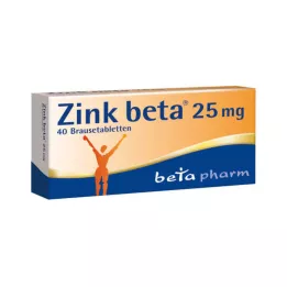 ZINK BETA 25 comprimés effervescents, 40 pièces