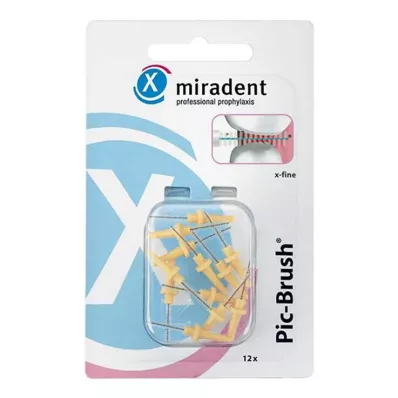 PIC BRUSH Bandes interdentaires de rechange 1,8 mm jaune, 12 pces