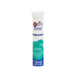 ACTIVLINE Comprimés effervescents de magnésium au citron, 20 pc