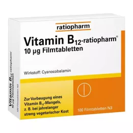 VITAMIN B12-RATIOPHARM 10 μg Comprimés pelliculés, 100 pc