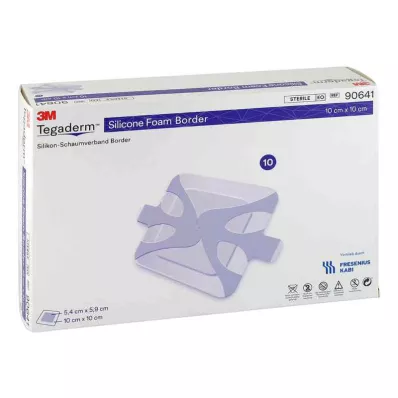 Mousse de silicone Tegaderm FK 10x10cm, 10 pc