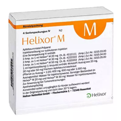 Helixor série M pack IV ampoules (4x7 pièces)