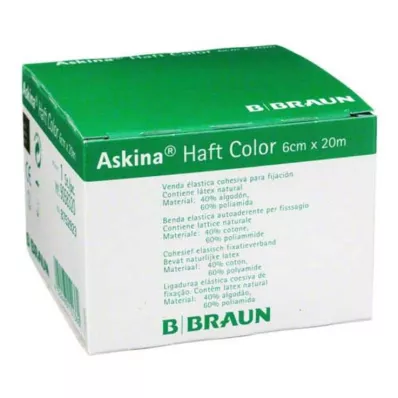 ASKINA Bande adhésive Color 6 cmx20 m vert, 1 pc
