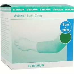 ASKINA Bande adhésive Color 8 cmx20 m vert, 1 pc