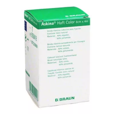 ASKINA Bande adhésive Color 8 cmx4 m bleue, 1 pc