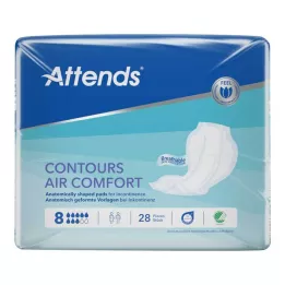 ATTENDS Contours Air Comfort 8 bandes, 28 pièces
