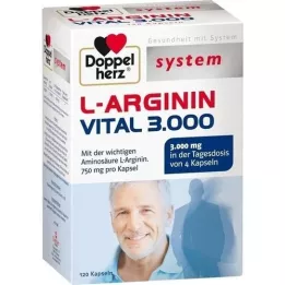 DOPPELHERZ L-Arginine Vital 3.000 system gélules, 120 pc
