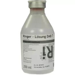 RINGER LÖSUNG DAB 7 plastique, 250 ml