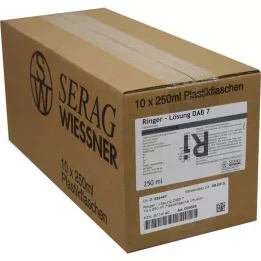 RINGER LÖSUNG DAB 7 plastique, 10X250 ml