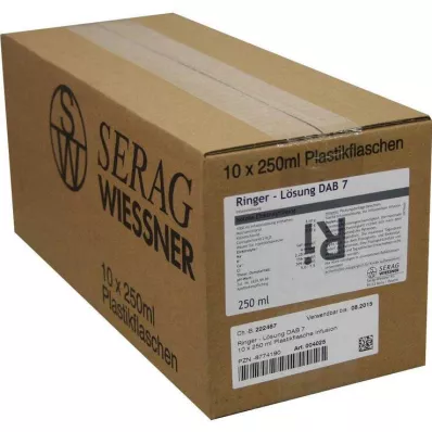 Solution de sonnerie DAB 7 plastique, 10X250 ml