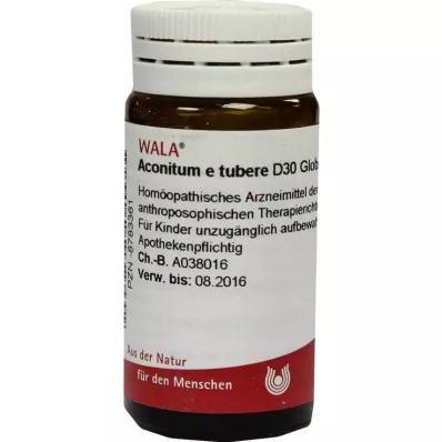 Aconit tubere D 30 globules, 20 g Aconit tubere D 30 globules, 20 g