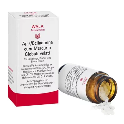 APIS BELLADONNA cum Mercurio globuli, 20 g
