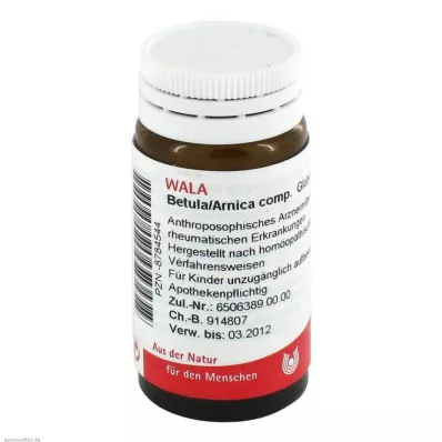 Betula/Arnica comp.Globules, 20 g