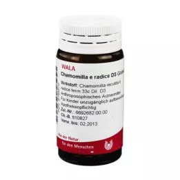CHAMOMILLA E radice D 3 globules, 20 g