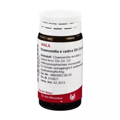 Chamomilla E Radix D 3 globules, 20 g Chamomilla E Radix D 3 globules, 20 g