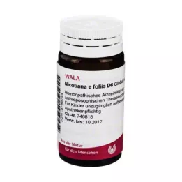 NICOTIANA E foliis D 6 globules, 20 g