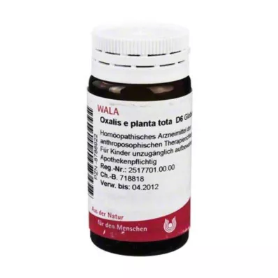Oxalis E Planta Tota D 6 globules, 20 g Oxalis E Planta Tota D 6 globules, 20 g