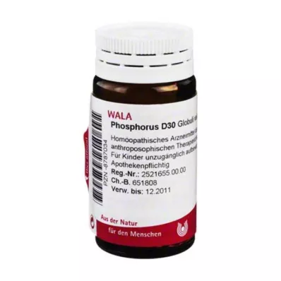Phosphore D 30 globules, 20 g
