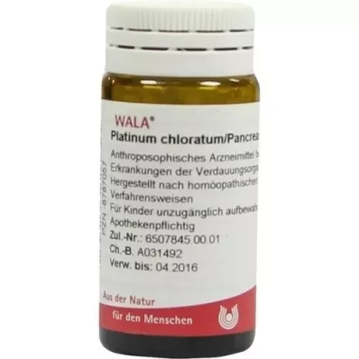 PLATINUM CHLORATUM/PANCREAS globules comp., 20 g