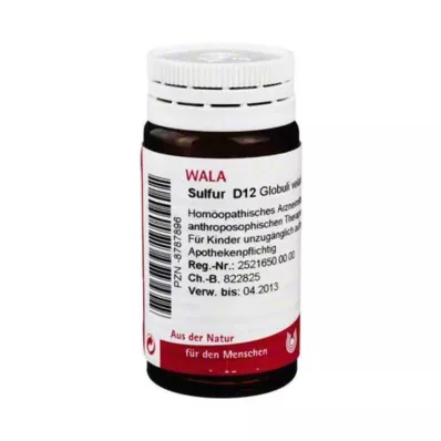Soufre D 12 globules, 20 g