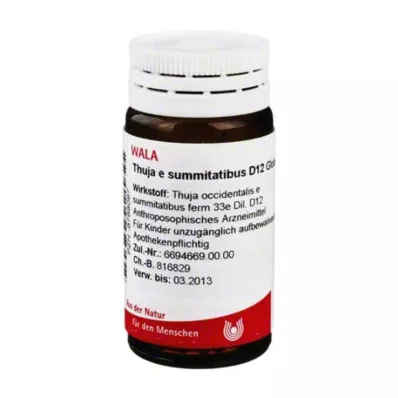 Thuya E SOMMET.D 12 globules, 20 g