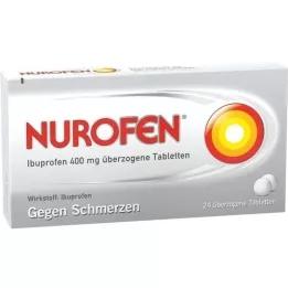 NUROFEN Ibuprofène 400 mg comprimés enrobés, 24 comprimés