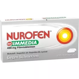 NUROFEN Immedia 400 mg comprimés pelliculés, 12 pc