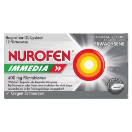 NUROFEN Immedia 400 mg comprimés pelliculés, 12 pc
