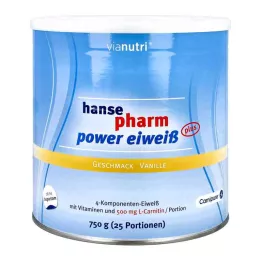 HANSEPHARM Poudre Power Protéines plus vanille, 750 g