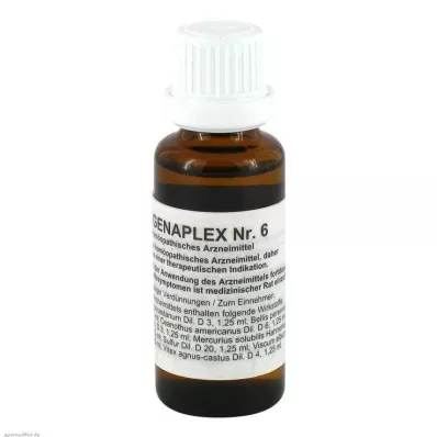 REGENAPLEX N°6 gouttes, 30 ml