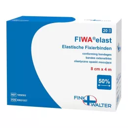 FIXIERBINDE élastique 8 cmx4 m en vrac, 1X20 pces