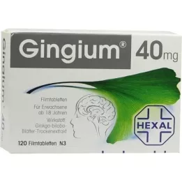 GINGIUM 40 mg Comprimés pelliculés, 120 pc