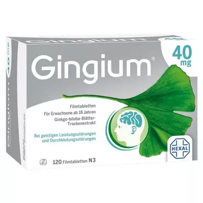 Gingium 40 mg, comprimés pelliculés, 120 comprimés