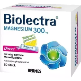 BIOLECTRA Magnésium 300 mg Direct Citron en sticks, 60 sticks