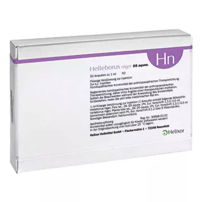 Ampoules Helleborus Niger aquosus D5 (50 pièces)
