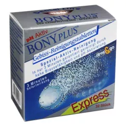 BONYPLUS Comprimés de nettoyage sous forme de douche, 32 pces