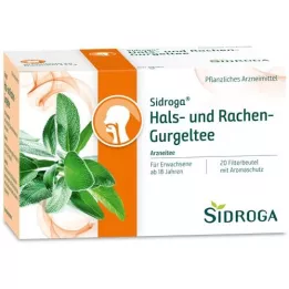 SIDROGA Tisane pour la gorge et le garrot, sachets filtres, 20X2.5 g