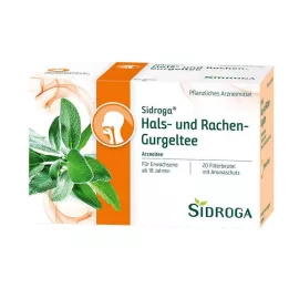 SIDROGA Tisane pour la gorge et le garrot, sachets filtres, 20X2.5 g