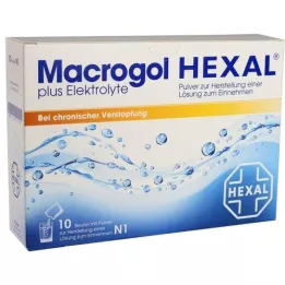 MACROGOL HEXAL plus Electrolytes Plv.à H.E.L.z.E., 10 pces