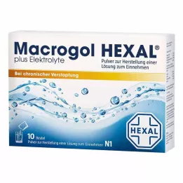 MACROGOL HEXAL plus Electrolytes Plv.à H.E.L.z.E., 10 pces