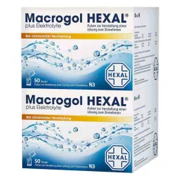 MACROGOL HEXAL plus Electrolytes Plv.à.H.L.z.E., 100 pcs