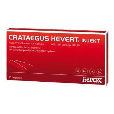 CRATAEGUS HEVERT ampoules injectables, 10 pc