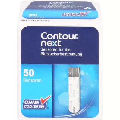 CONTOUR Bandelettes de test Next Sensor, 50 pces