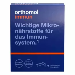 ORTHOMOL Granulés immuns directs framboise/menthol, 7 pces