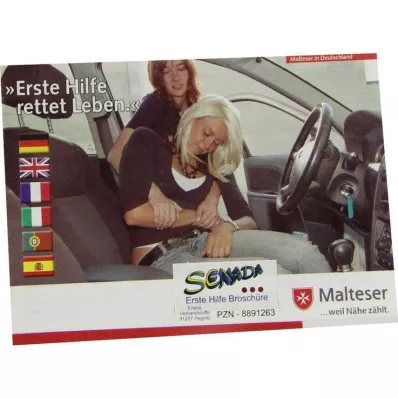 Brochure de premiers secours Senada, 1 pc