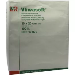 VLIWASOFT Compresses non tissées 10x20 cm non stériles 6l, 100 pces
