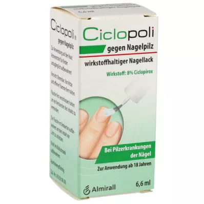 CICLOPOLI Vernis à ongles contenant un principe actif contre la mycose des ongles, 6.6 ml