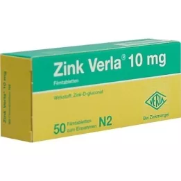ZINK VERLA 10 mg Comprimés pelliculés, 50 pc